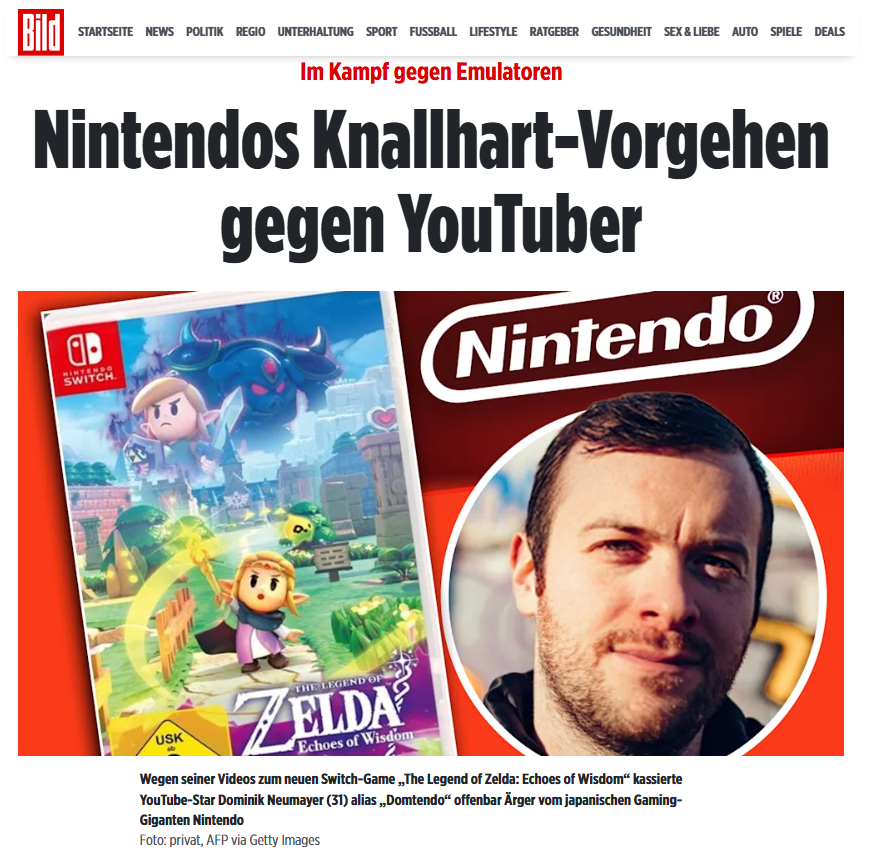 Bild berichtet über FAKE(!) Strikes an Domtendo, ohne zu erwähnen dass die fake sind.

Top Recherche ma wieder 😭🙏