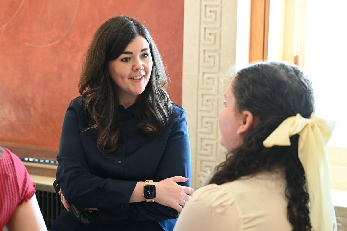 NIYouthAssembly's tweet photo. Great Q&amp;A with @BBCJayneMcC 
We enjoyed hearing about how she got involved in journalism and her favourite things about working in the media. 

A big thank you to Jayne - we’re ready for those Youth Assembly interviews anytime you are 😀🎤🗣️ https://t.co/9rKMps3Z6M
