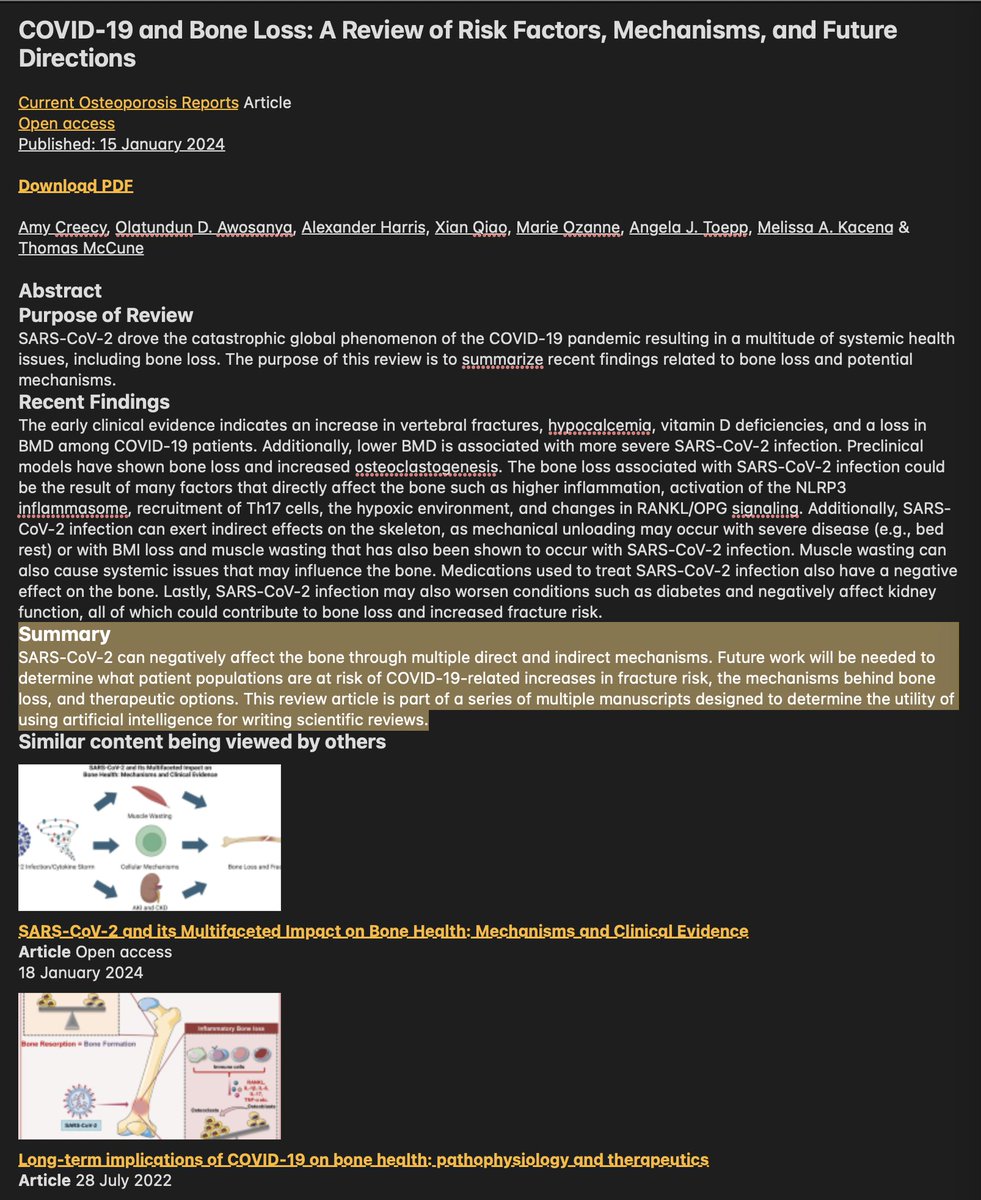 MarcusFitzsimon's tweet image. the FIRST thing I did in 2020 once it was named was look up its &quot;parent&quot;

every day I log in, I get angry

every day there&apos;s ANOTHER research article that simply RECONFIRMS what I knew in 2020

ALL SARS-COV-1 survivors suffered osteoporosis &amp;amp; necrosis of the femoral head