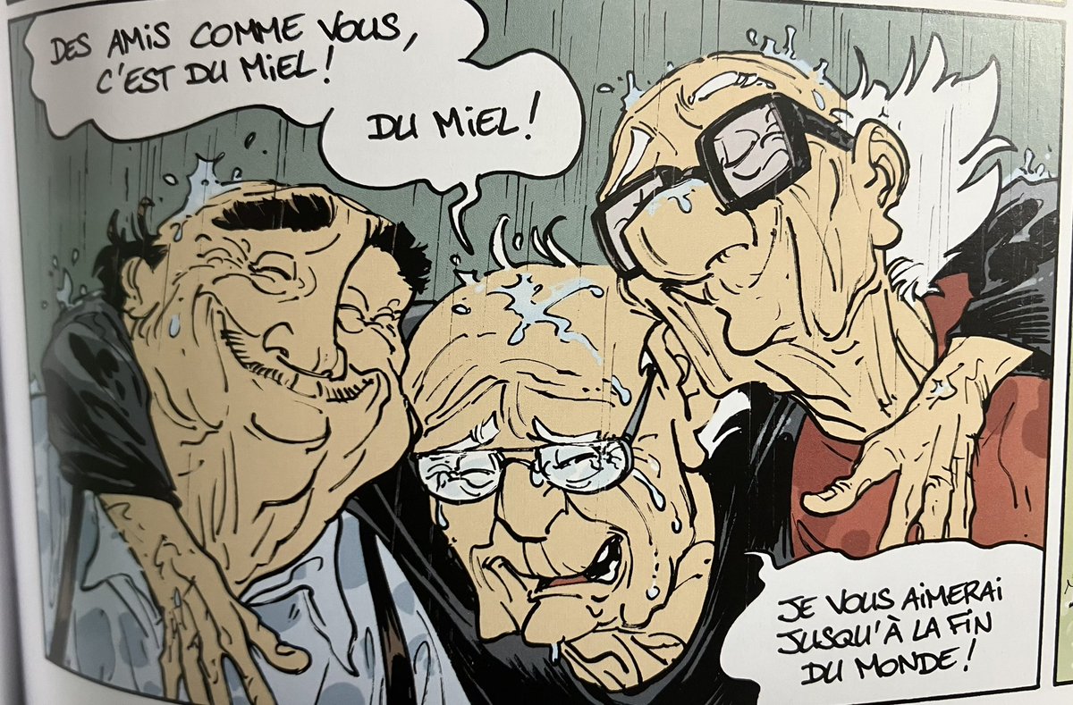 StephaneAznar's tweet photo. Le plus grand trio de la BD contemporaine, à la vivacité aussi grande que l’âge de leurs artères, revient en grande pompe chez @dargaud avec un tome 8 excellentissime…
La plume imparable de @willupano 💫, le dessin au top de #paulcauuet✨- les VIEUX FOURNEAUX déboulent le 8/11 https://t.co/w9sx1LbhjW