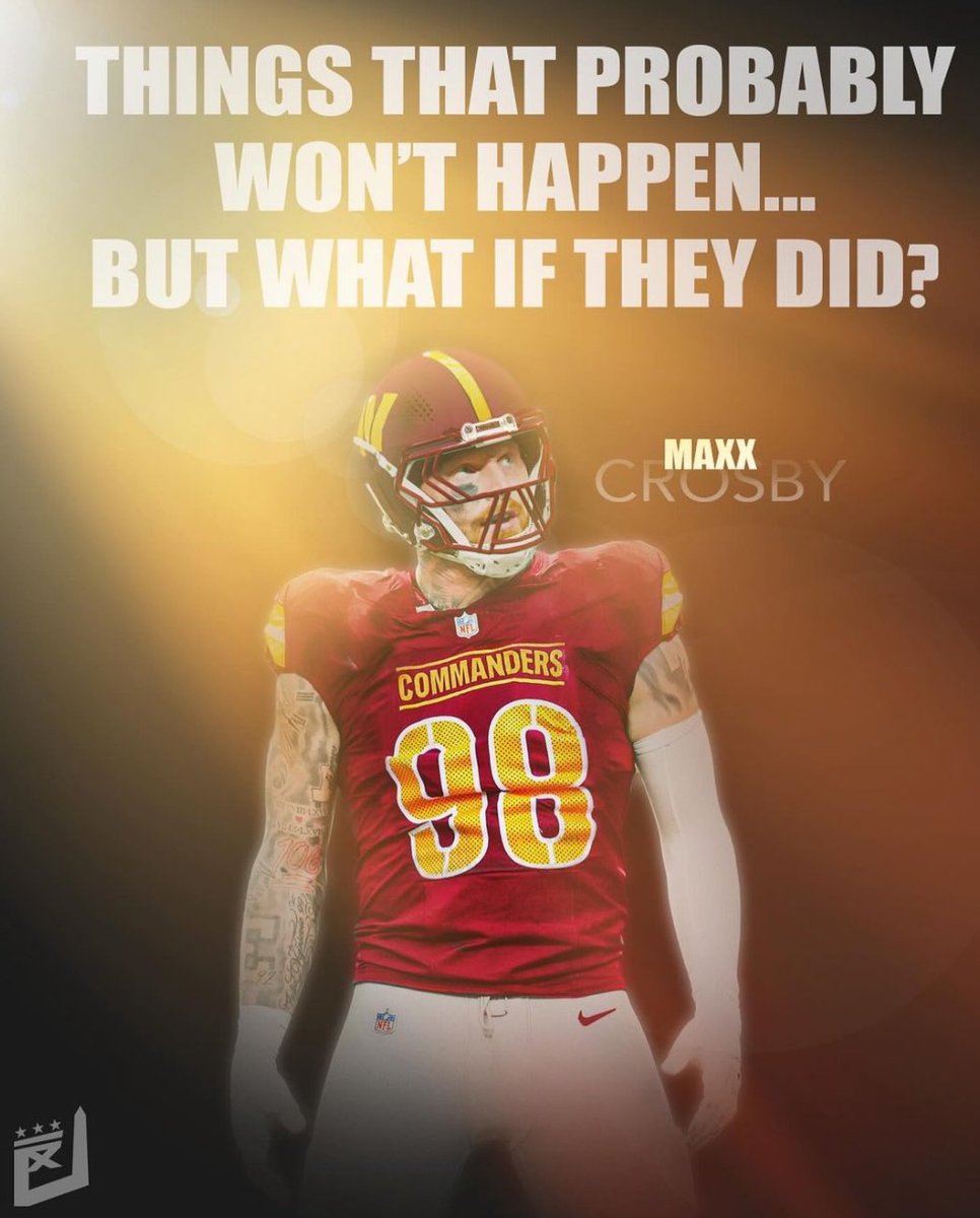 Maxx Crosby to the Commanders 👀🔥

(📸:<a href="/DCsportsXP/">DC Sports Experience</a>)