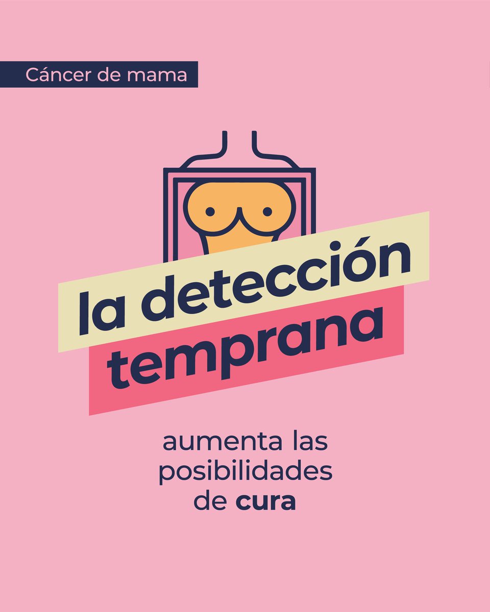 MinSalud_Ar's tweet photo. ¿Cuáles pueden ser los síntomas del cáncer de mama?

▪️ Nódulo palpable en la mama o en la axila
▪️ Cambios en el color de la piel
▪️ Cambios en la textura de la piel
▪️ Sangrado, descamación o secreción por el pezón.

ℹ Ante la aparición de cualquiera de estos síntomas consulta lo antes posible con tu médico.

💗 La detección temprana salva vidas.