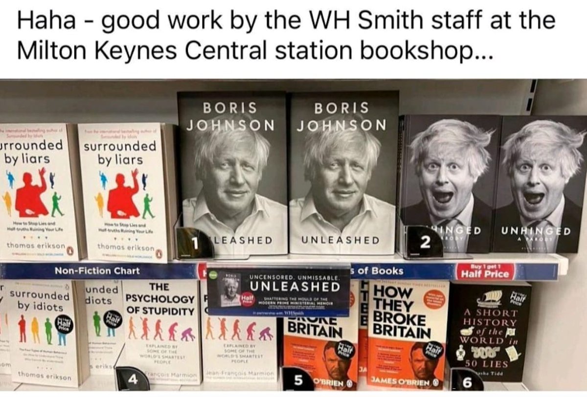 iainoverton's tweet photo. Never underestimate booksellers. https://t.co/H26bSCxEkv