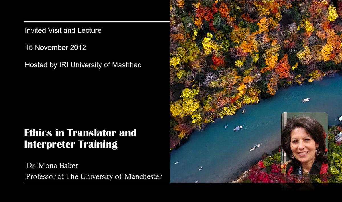 I am pleased to share the link (youtu.be/EBzI6V7ZWJU) to the recorded invited speech by Prof. Mona Baker on “Ethics in Translator and Interpreter Training”. <a href="/MonaBaker11/">Mona Baker @monabaker11.bsky.social</a> <a href="/BakerSisu/">SISU Baker Centre</a>