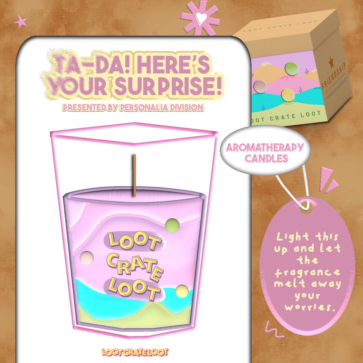 Leesuoi's tweet image. Loot Crate Loot’s delivery, @Yurunah, @mokasahkai, @wonheeits, @irohnya ! 🛍️

Order Details: 
—  Blind Box: Friendship

"i love you cantik-cantikku! 🥺🤍"

From: Neya

—