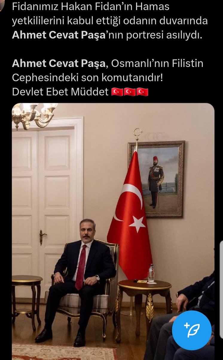 Güncel Gazze Savaşı bazı Islamcıları son dönem Osmanlı askeri tarihi ile ilgili sahte efsane ve hikayeler türetmeye teşvik etti. Yeni bir örnek. Dış işleri bakanının arkasındaki paşa tablosundan ayak üstü uydurulmuş bir hikaye. Hangi birini düzeltsek?