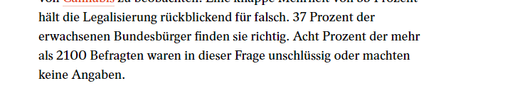 Ben11Cann's tweet photo. Leichter #Realitätsverlust?
2.100 #Befragte von 84.669.000 #Bürger:innen ist nicht im Ansatz repräsentativ um damit #Werbung zu betreiben, dass die Mehrheit der Deutschen die Cannabislegalisierung für falsch hält.
Peinlich lächerlicher Populismus https://t.co/YgKHtFwSO4