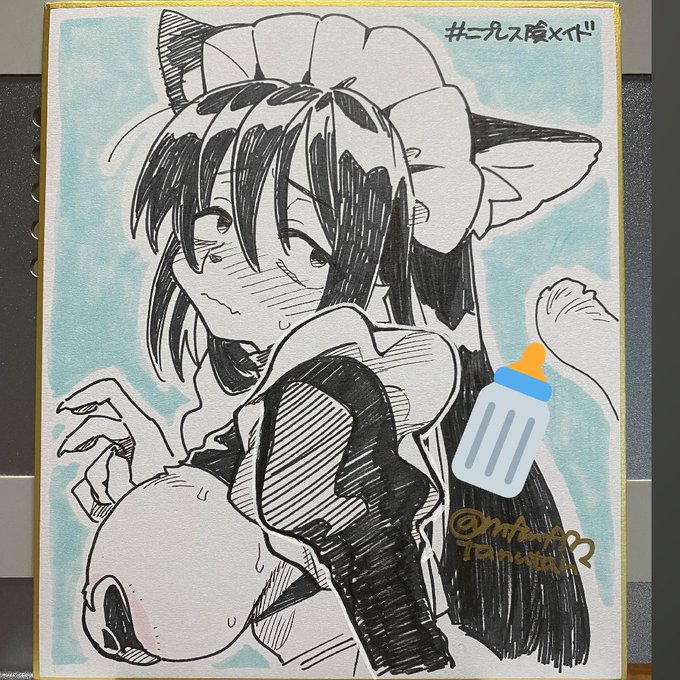 明日頒布する色紙です 