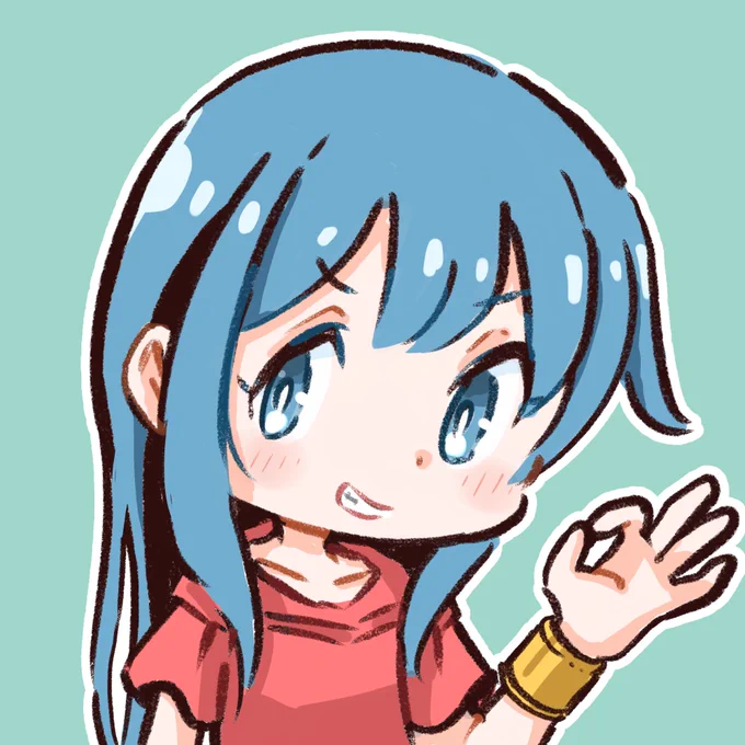 ザラザラしたペン作ってみてアイコン描いてみました 