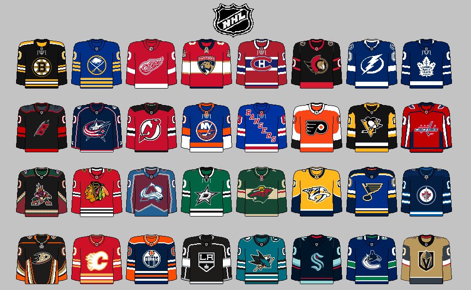TblightningMeme's tweet photo. Which @NHL jersey would you NEVER wear even if it was free?

 #NHL #GoBolts  #LeafsForever  #NHLBruins  #NYR  #RedWings #Habs #blackhawks https://t.co/7ve6dhsE8T