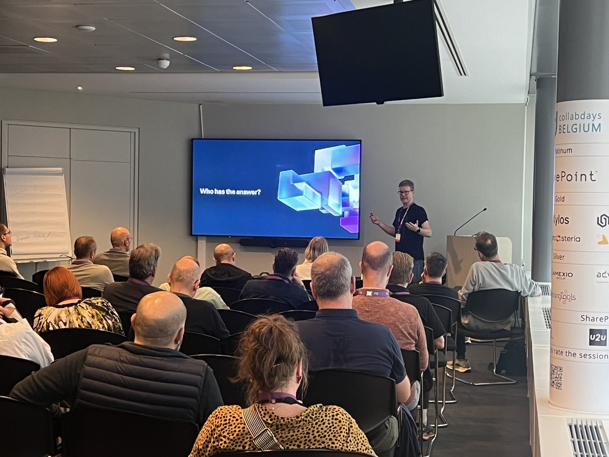 Paul Hunt #MVP #Maker (@cimares) on Twitter photo “Who has the answer?” <a href="/al_eardley/">Al Eardley</a> talking about what tools to use when through capability mapping. #CollabDaysBE “Who has the answer?” <a href="/al_eardley/">Al Eardley</a> talking about what tools to use when through capability mapping. #CollabDaysBE