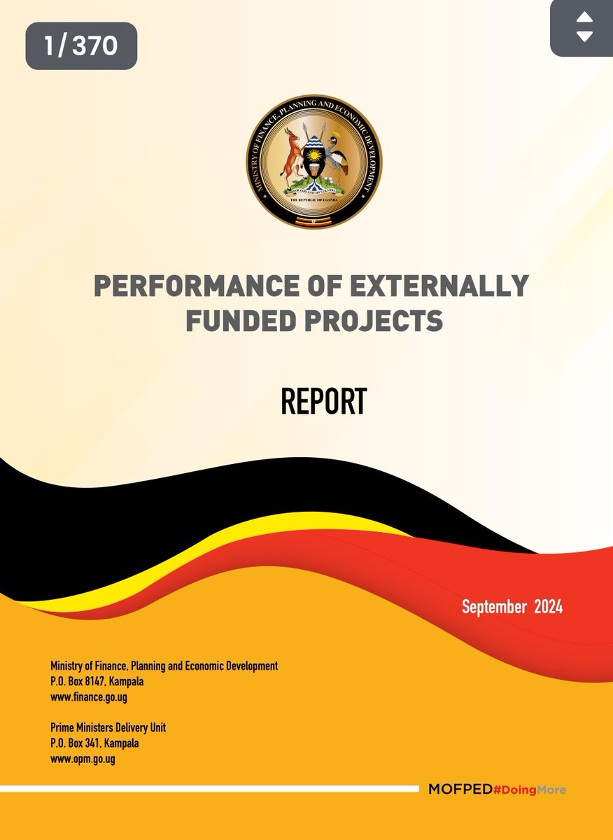 DBwambale (@themutad) on Twitter photo There's a little known unit in the bowels of <a href="/mofpedU/">Ministry of Finance</a> that produces excellent reports. One can either have hope or abandon all pretense pertaining to the construct called Uganda, after reading one.
The BMAU (Budget Monitoring and Accountability Unit). Its latest report is 340 There's a little known unit in the bowels of <a href="/mofpedU/">Ministry of Finance</a> that produces excellent reports. One can either have hope or abandon all pretense pertaining to the construct called Uganda, after reading one.
The BMAU (Budget Monitoring and Accountability Unit). Its latest report is 340