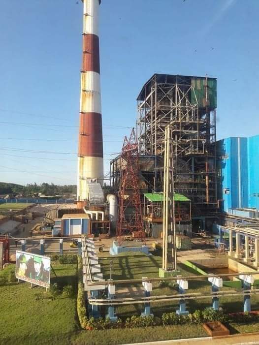 Concluidos los trabajos en CTE Guiteras, comienzas las labores de arranque para sincronizar hoy y robustecer el sistema . #UnidosXCuba #MatancerosEnVictoria