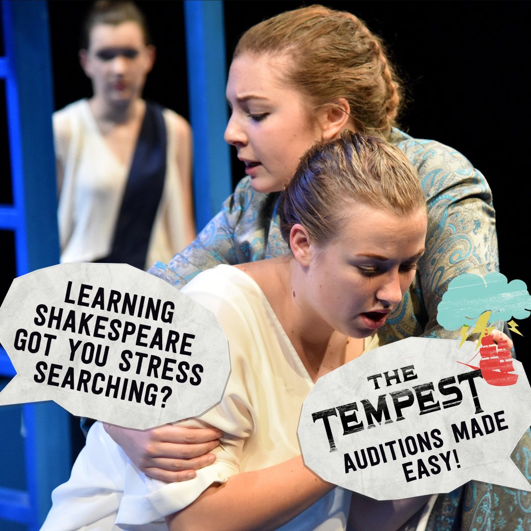 Halt your searching and get auditioning! Video submissions for A LITTLE SHAKESPEARE: THE TEMPEST are due OCT 25! 🌊💙 
 
Dost thou desirest a backstage position? Backstage forms are OCT 25!📝 
 
📸 by Scott L Friedman and Brad Resnick 
tworivertheater.org/a-little-shake…