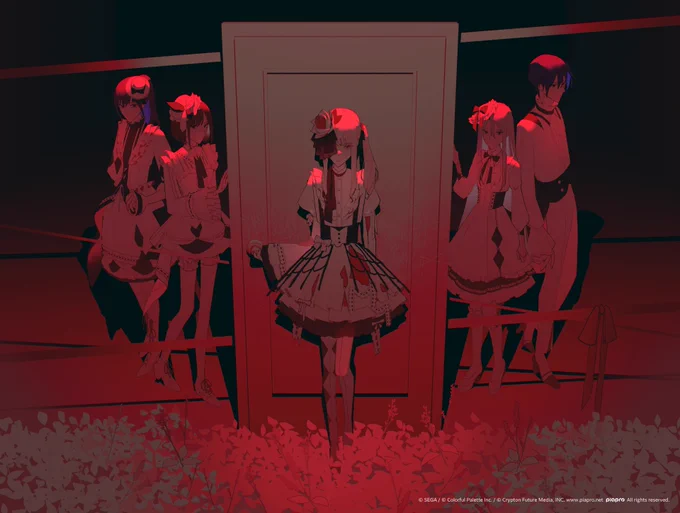 25時、ナイトコードで。× KAITO『化けの花』2DMVイラストを担当させていただきましたよろしくお願いいたしますプロセカ #ニーゴ 