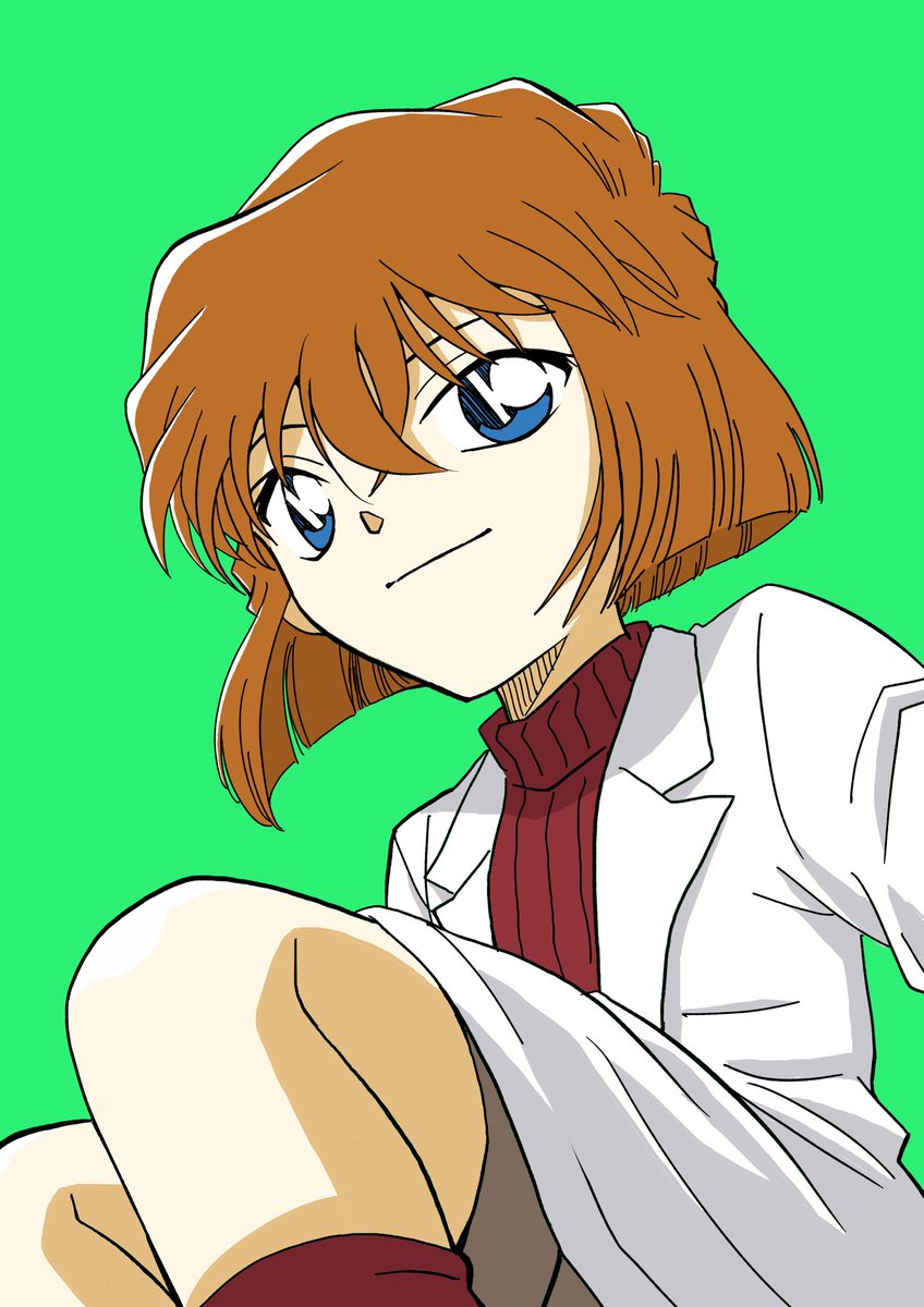 コナン「『灰原哀の科学事件ファイル』重版が決まりました!担当さんと「半年後ぐらいに重版か」|あさだみほのイラスト