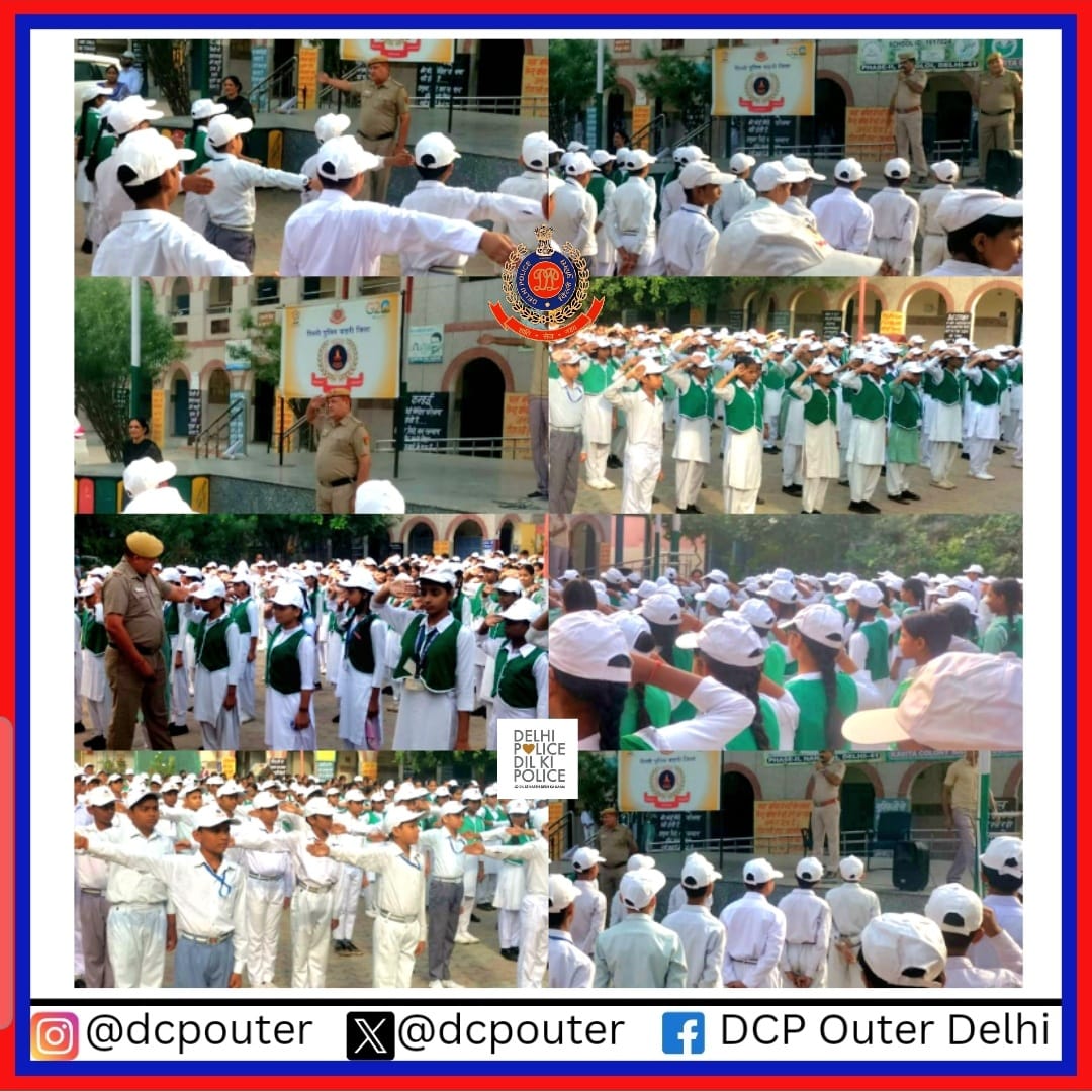 ps_nangloi's tweet photo. Future Leaders in Action at GCSSS, Kavita Colony, @ps_nangloi!

Insp. Nanak Ram, CDI SI Karan, beat staff HC Prikshit, Ct. Satish engaged 100 students in the SPC Program by CP Cell, leveling up skills-Discipline, teamwork by outdoor activities.🤝

@DelhiPolice
 #DPCare 
#DPUpdate https://t.co/uNClF42jAl