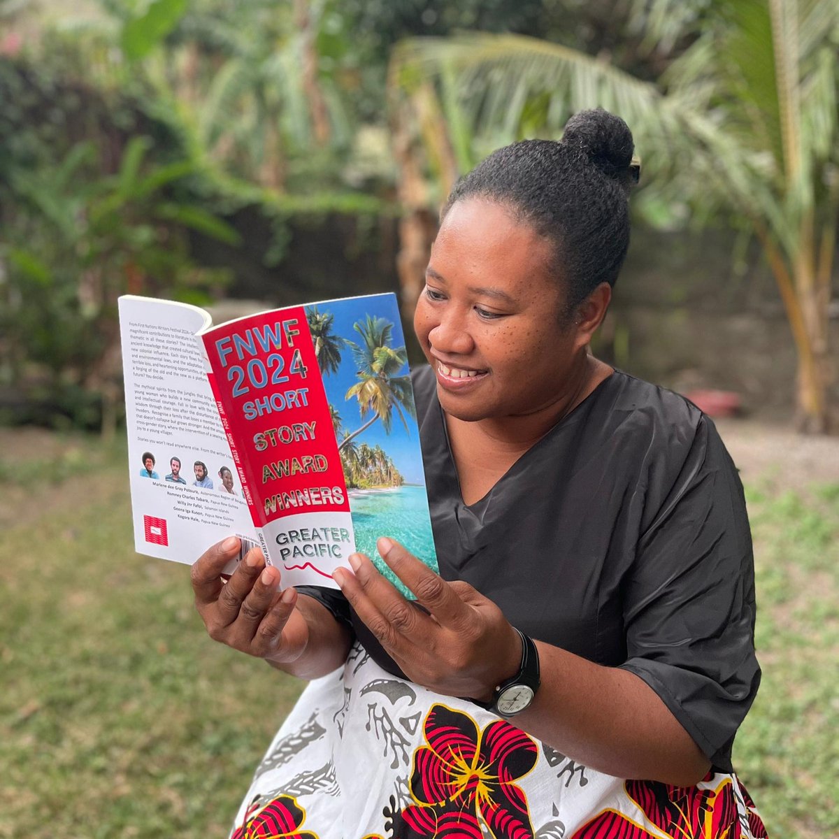 NationsWriters's tweet photo. AUTHOR MEETS HER BOOK. Geena Iga Kuson of #PNG. Short Story Award Winner. THIS is #FNWF's favourite moment.
#instabooks #Booktube #readerpromo #readeverywhere #BookTwitter #bookreviews #books #Book #booktour #bookspotlight #readerssoftwitter #Booktok #read #Pacific #read #reading #bookclub