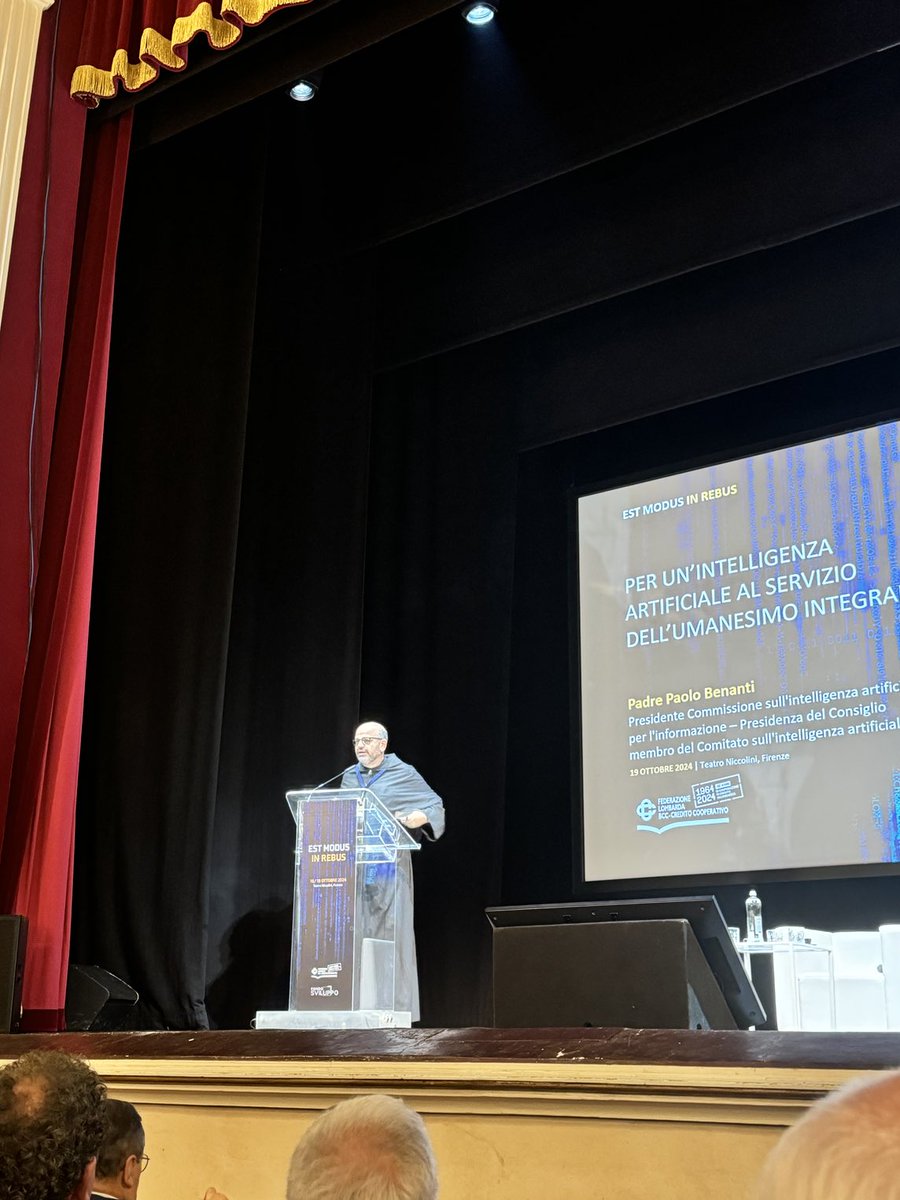 L’IA non è neutra. Il meccanismo “ti potrebbe interessare anche…” fa spendere (e guadagnare qualcun altro) il 18% in più…Interessantissimo intervento di ⁦<a href="/paolobenanti/">Paolo Benanti</a>⁩ al convegno della Federazione lombarda #BCC