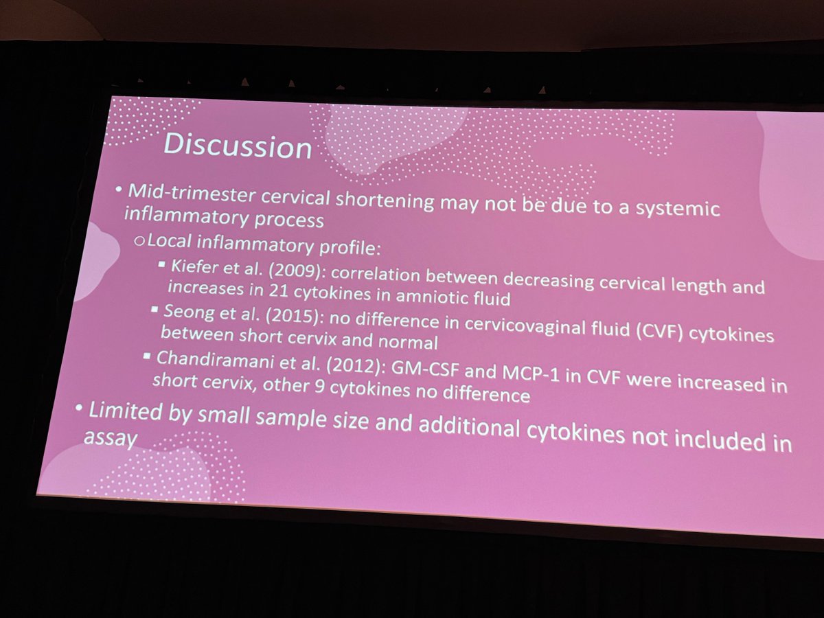 TheCAOG's tweet photo. Serum inflammatory markers in 2nd tri w/short vs nl cervical lengths. Many proinflamm states. Increased EGF in short cervix. Shortening may not be due to a systemic inflammatory process. Continued work. @UKOBGYN #CAOG2024 https://t.co/KxXTeXEbBH