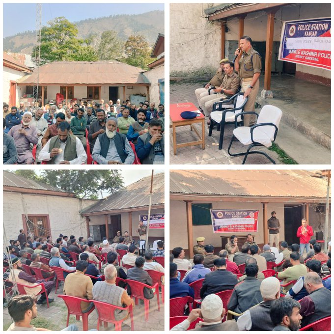 local_kashmir's tweet photo. #GanderbalPolice facilitated #PolicePublic Meeting/Darbar at Police Station #Kangan in which senior Police Officers & representatives from all walks of the community participated. https://t.co/Mv0EDubr7Q