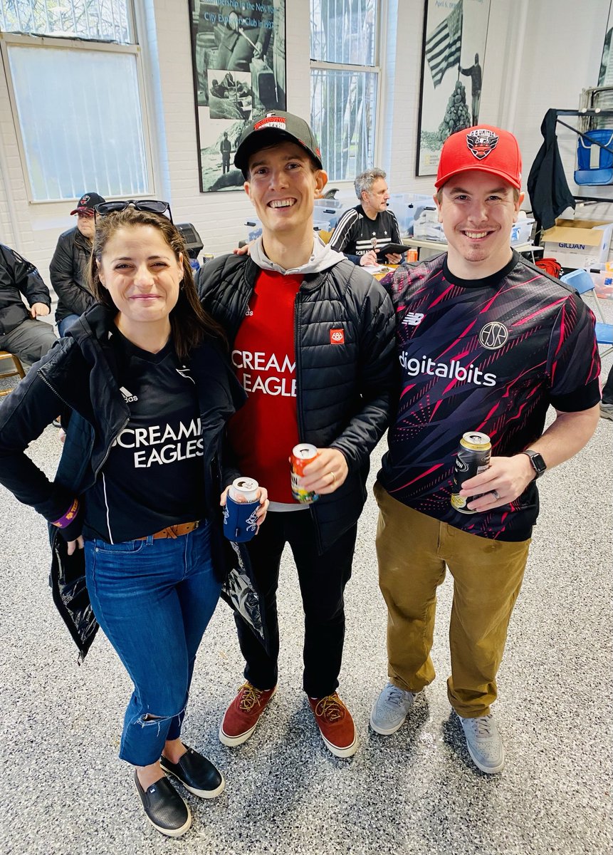 ScreamingEagles's tweet photo. Happy United Day 🏴🚩

Beautiful weather and a battle for the playoffs on tap!

Early match means 2pm 🕑 start at the Matthew Henson Center 🦅

All are Welcome!

#VamosUnited 🖤❤️ https://t.co/x31ej163RV