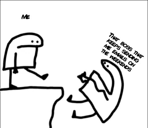 My boss told me to have a good day, so i went home 🔥 😎 .