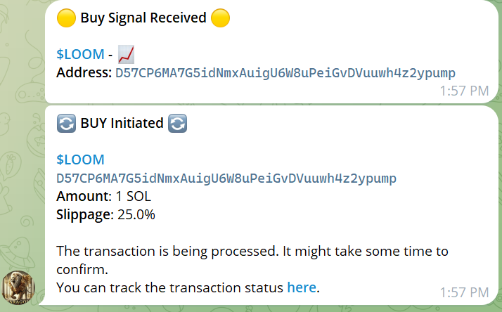 0xDEXhawk's tweet photo. A Story in 4 Pictures

LOOM Yellow signal goes out at 83k
LOOM Autobuys went in at 83k
LOOM Gets 3x, 5x, 10x, 25x, 50x, 100x alert.
LOOM hit $23m.
277x.
On AutoPilot.

LOOK AT THAT FUCKING ENTRY. https://t.co/QZvVgZkhXe
