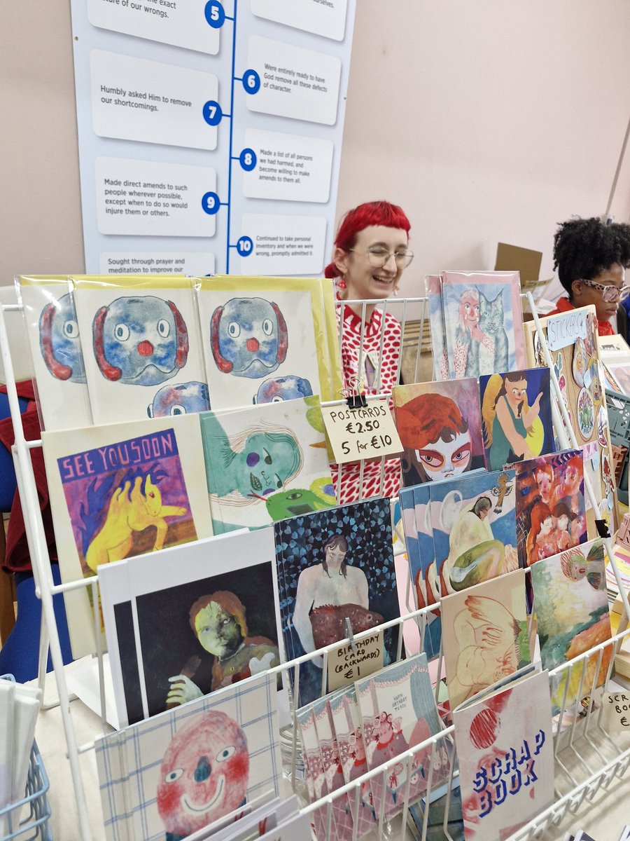 dsctextiles's tweet photo. Lovely buzz at Cork Zine Fest 2024! @DouglasSt_CCFET
 
Call into South Parish to see incredible artworks by this amazing ZINE community ☀️😎 

DSC Students will be taking inspiration &amp; making their own zines SOON 👀 https://t.co/IuQsJKy9WN