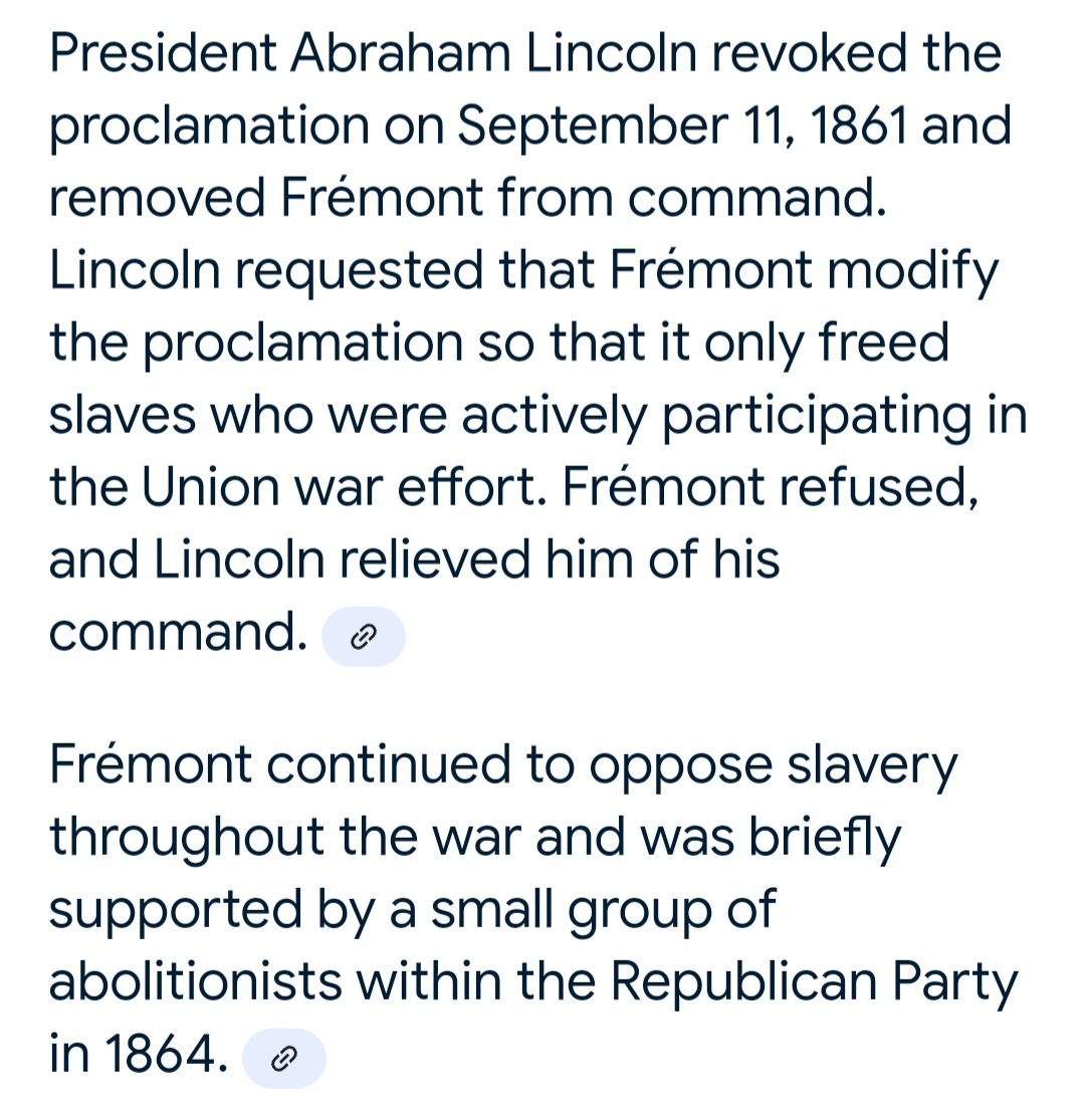 That time Abraham Lincoln fired one of his generals for trying to free enslaved people
