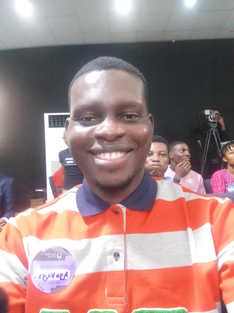 JOgundepo's tweet photo. Up &amp; grateful, all about #DataFestAfrica2024 #DFA2024. Educative, Interesting, Innovative, Creative https://t.co/xZf9eqGTCE