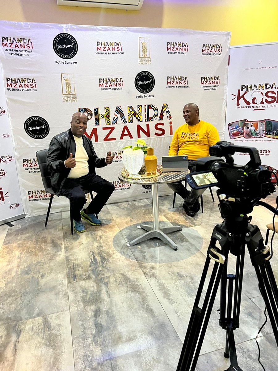 SiluloUluthoF's tweet image. Our founder, @luvuyorani, had his first podcast interview with his brother @lonwaborani founder of @phandamzansi, diving into all things entrepreneurship and the upcoming Phanda Kasi Entrepreneurial Summit happening in East London.🚀

#SiluloFoundation #PhandaKasiSummit