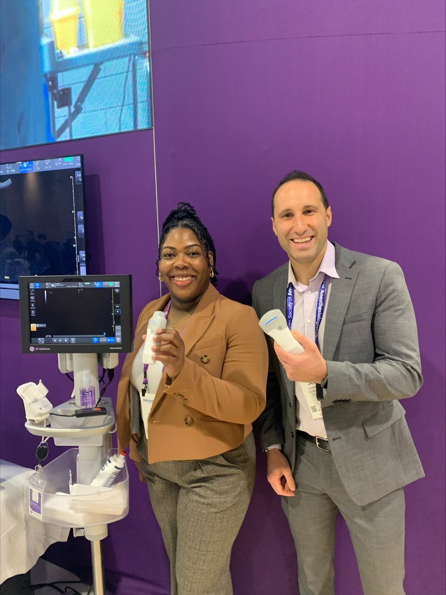 vscan's tweet photo. Our team is all set and looking forward to speaking with you at #ANES24! Stop by booth 11003 to see how you can use our portable handheld Vscan Air™ to get crystal-clear imaging for rapid assessments and procedural guidance. #VscanAir offers deep and shallow scanning in a single device, helping you improve patient outcomes by reducing diagnostic uncertainty and wait time.