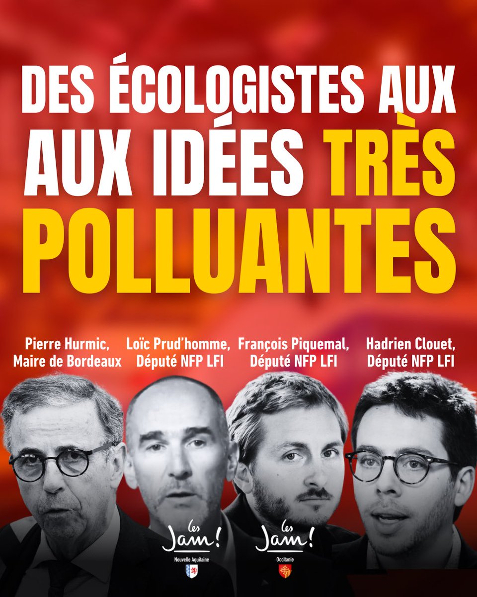 1/6 Des écologistes aux idées très polluantes ? 🤔 Pierre Hurmic et certains députés insoumis s'opposent à la #LGVBordeauxToulouse. Leur vision du progrès semble bien... rétrograde !