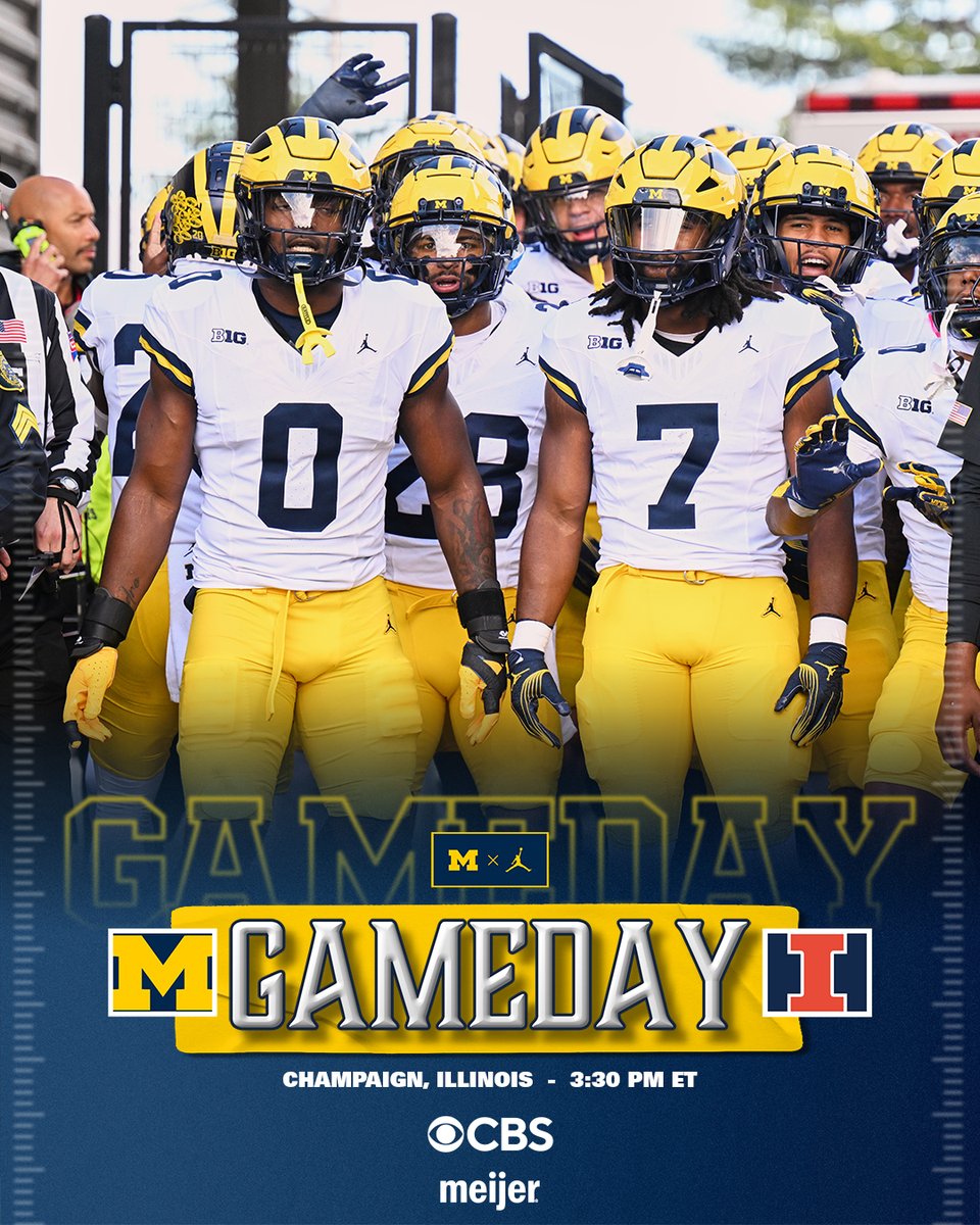Game 7

⏰ 3:30 p.m. ET
📍 Champaign, IL
📺 CBS (myumi.ch/wyeb3)
🎙️ Michigan Sports Network (myumi.ch/dAJpq)
📊 myumi.ch/VGZxx
📖 myumi.ch/zXxE8

#GoBlue
