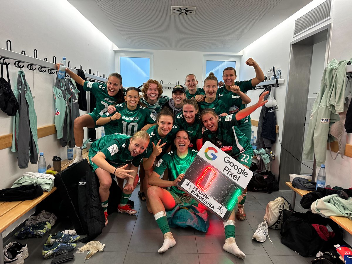 Mit drei Zählern im Gepäck geht's wieder nach Bremen. 💚

#Werderfrauen | #Werder | #SGESVW