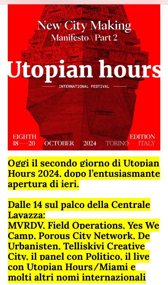 Today here @utopianhours Torino <a href="/_stratosferica/">Stratosferica</a>