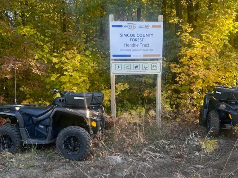 OPP_CR's tweet photo. #HurWOPP. Adventure awaits on the ATV trails, but safety is paramount. Be prepared for police checks, ride responsibility, and have fun creating unforgettable memories. #ATVSafety #WasagaBeach #ClearviewTwp #SpringwaterTwp ^mo https://t.co/7U6s0ln7HH
