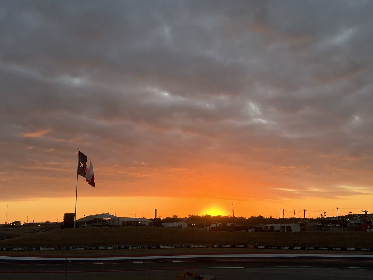 Good morning from the track #F1 #USGP