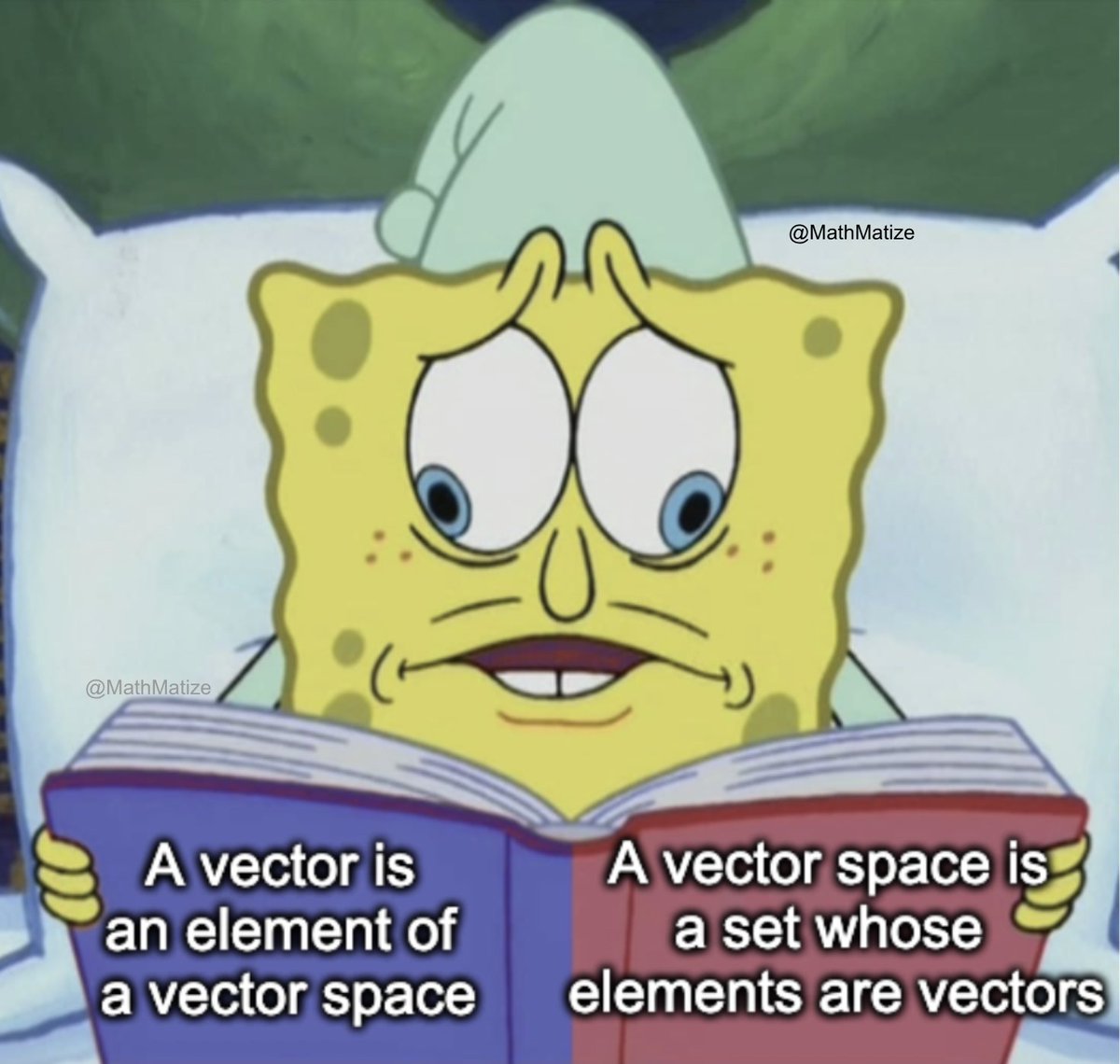 MathMatize's tweet image. Not the best definition of a vector space