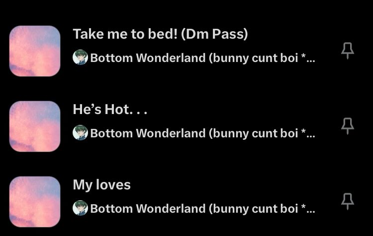 ♥️ +  🔁 + 💬 To be added!~ (Being slightly selective)