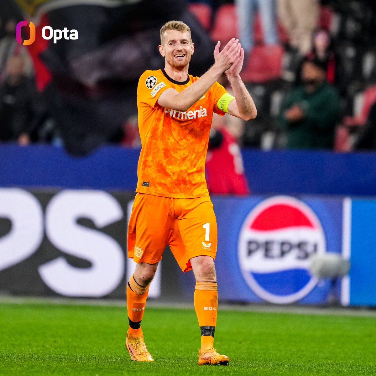 OptaFranz's tweet photo. 300 - Lukáš Hrádecký is the first non-German goalkeeper to reach 300 Bundesliga appearances. Home. https://t.co/32e4t7tlQN