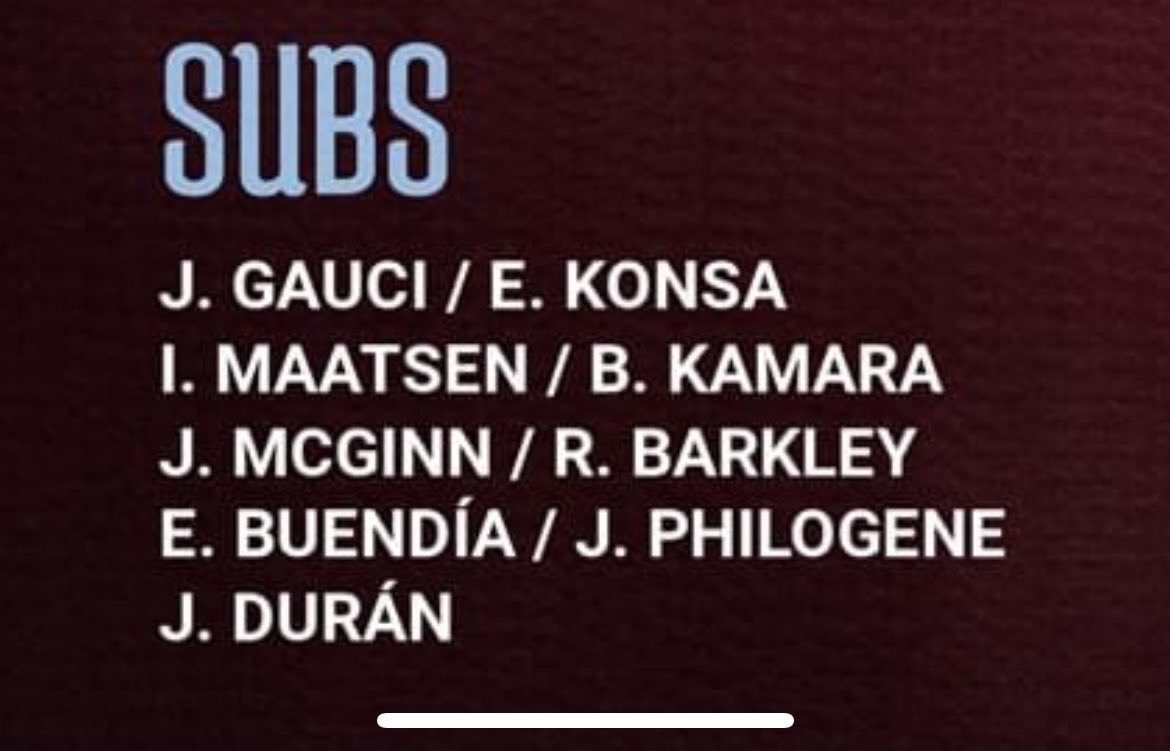 Not bad options off the bench 😳