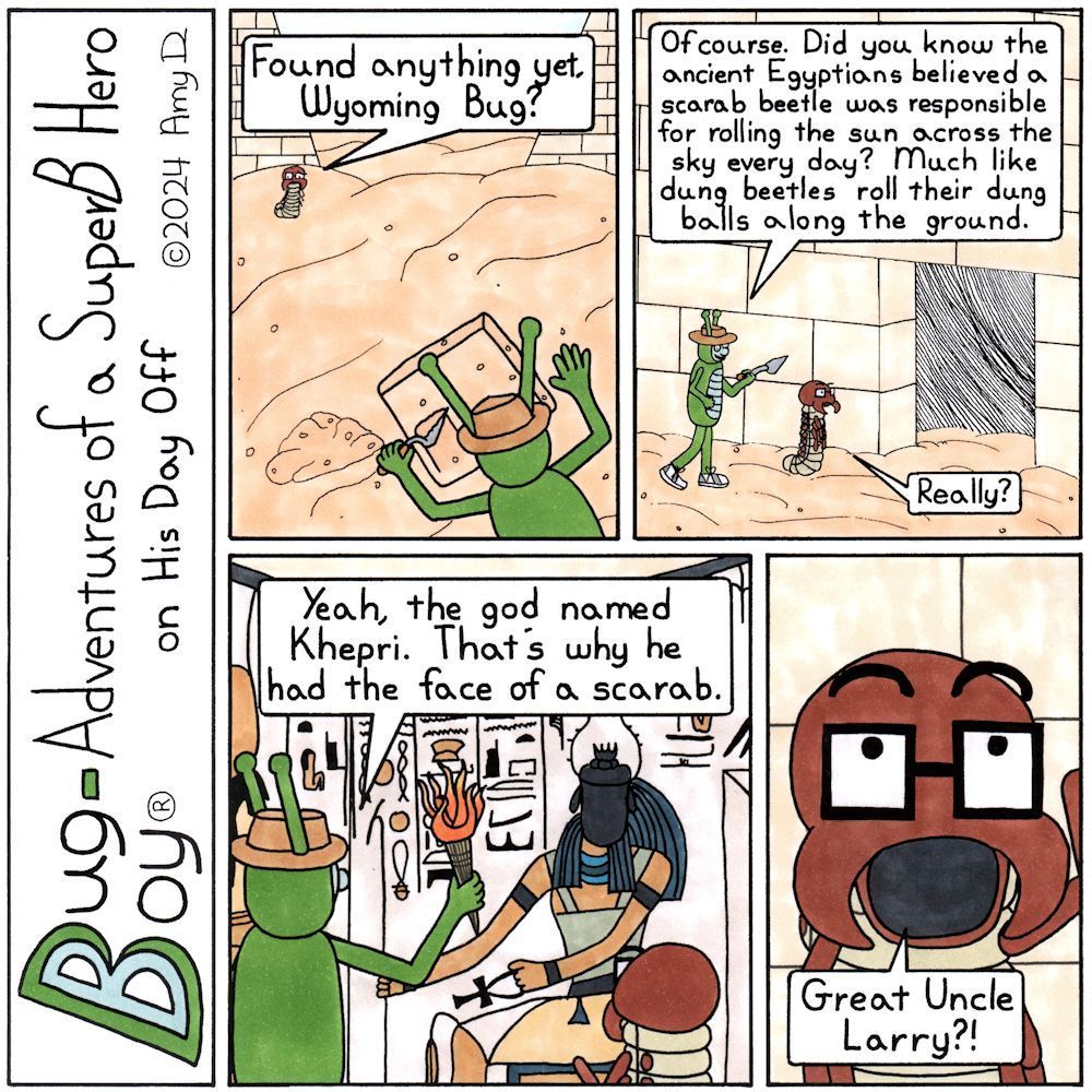 BugBoyComics's tweet photo. This week: Bug Boy’s 100th strip!!
Head over to Bug Boy’s Patreon page to view this week’s exclusive extra panel, plus 99 other strips and extras.
https://t.co/csDKtvikpG
Follow #BugBoyComics for a new strip posted every Saturday
#IAD2024 #Archaeology https://t.co/rEEvv2x6Us