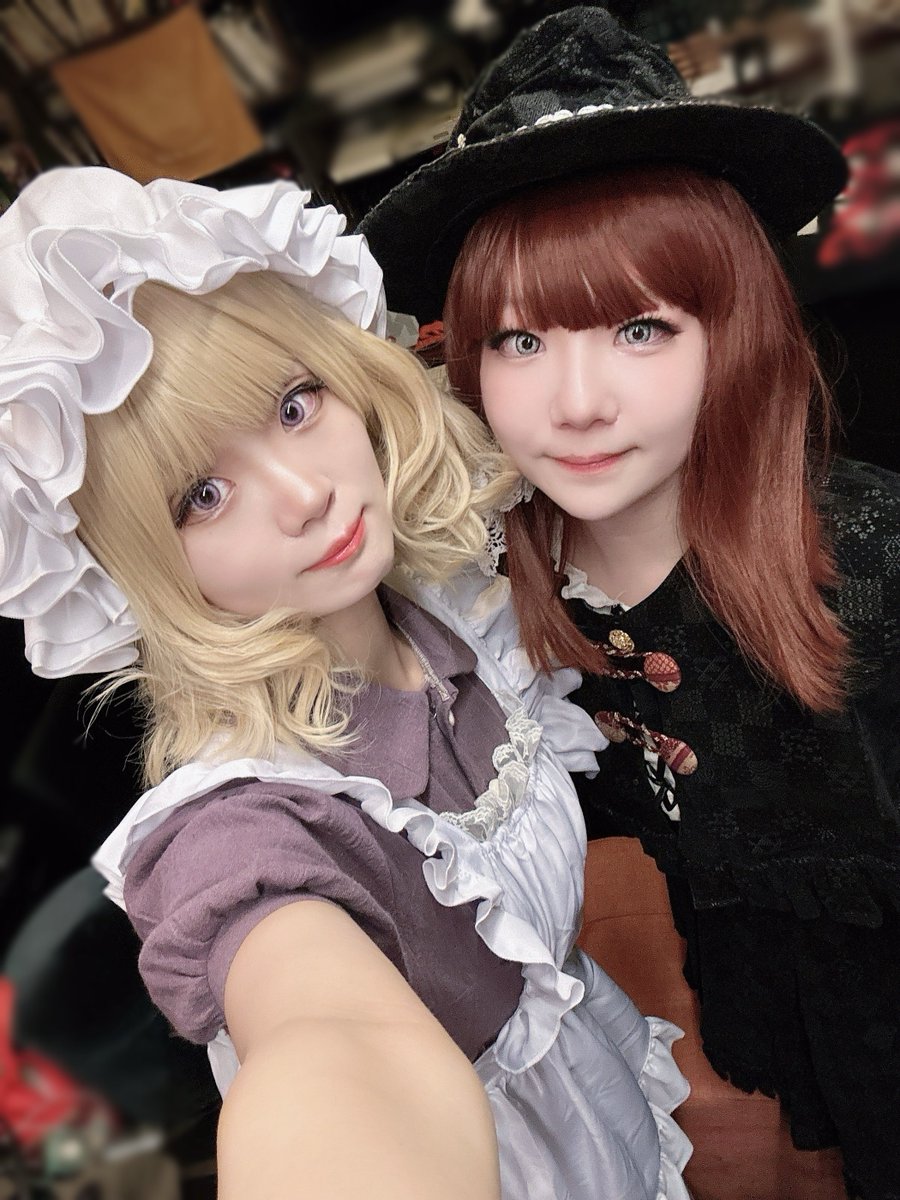 ご来店くださった皆様ありがとうございました！蓮メリでお給仕頑張りました🙏
とても楽しくて幸せな時間でした…！☕️💓
#秘封珈琲店