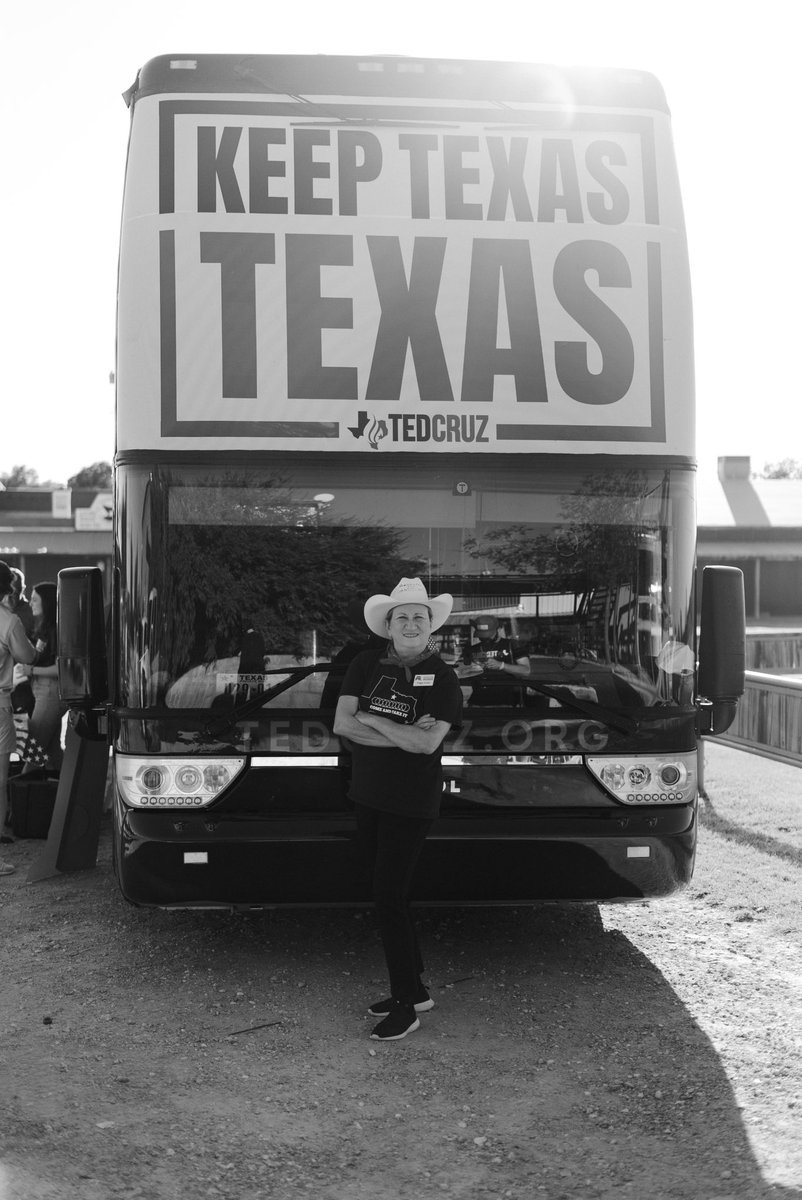 behindavote's tweet photo. Peggy Green, 65, Lipan

As a 3rd generation Texan , I trust Ted Cruz, and appreciate him for standing up for strong borders,   rights of the unborn,  and energy independence. I am a worried that politicians, like Colin Allred, will promote moral and social decline  to change my state into an unrecognizable, woke hell.  I trust Ted Cruz to keep men out of womens sports, support law enforcement, and protect my 1st and 2nd amendment rights.