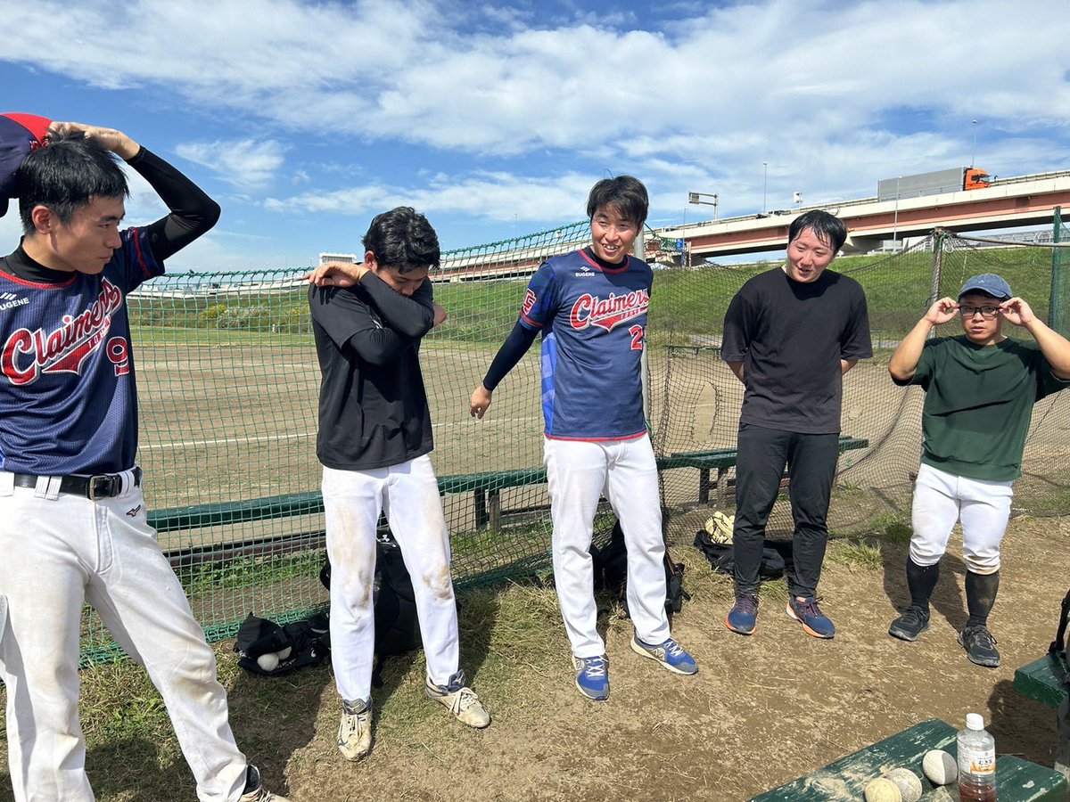 東京草野球チーム 「Claimers TOKYO」 tweet media