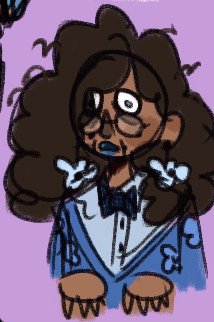 cherrychan_0110's tweet image. Sighh
Ms. Miriam Blum, art teacher.

#bbieal #BaldisBasics #baldisbasicsineducationandlearning #baldibaldimore #BaldisBasicsoc #bbiealoc #doodleart #oc #ocart #originalcharacter