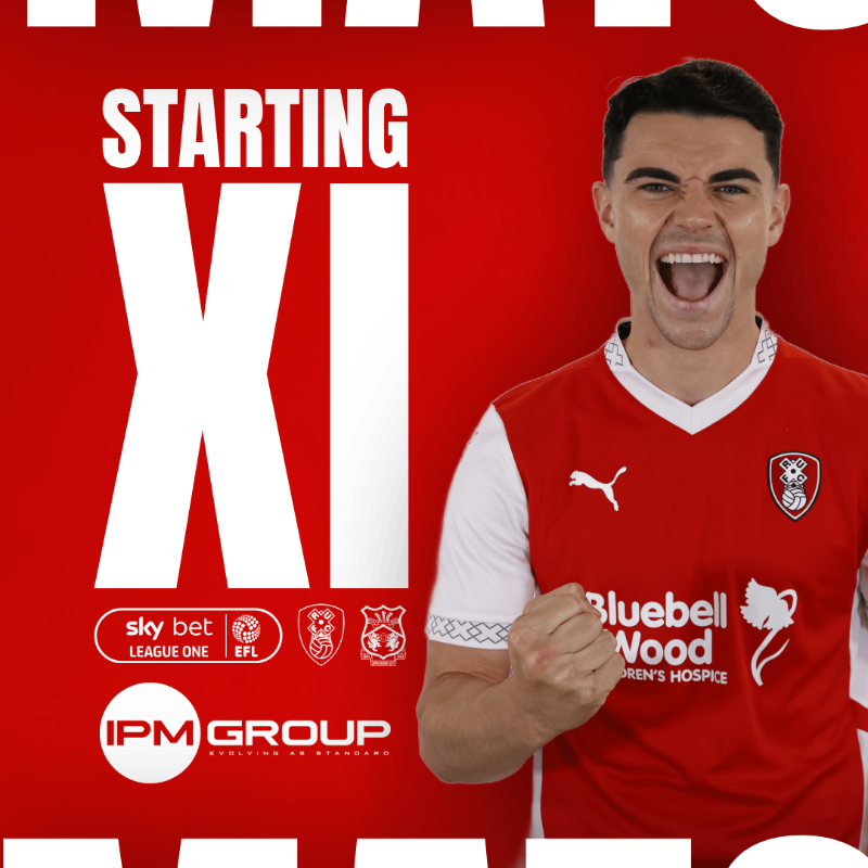 RotherhamUnited's tweet photo. 🔢 | Ready for @Wrexham_AFC! 💪

🤝 @IPM__Group

#rufc | #ForeverTogetherForeverProud