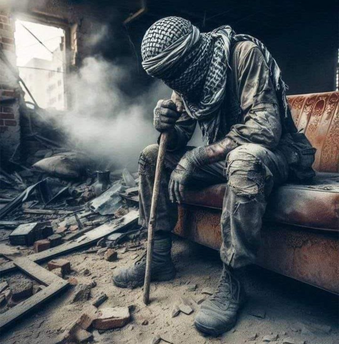 agha_mohamad1_'s tweet photo. چوبی که یحیی سنوار به سمت پهپاد اسرائیلی پرتاب کرد یکی از قشنگترین رمی جمره هایی بود که تو عمرم دیدم... https://t.co/5vjRSxN2e6